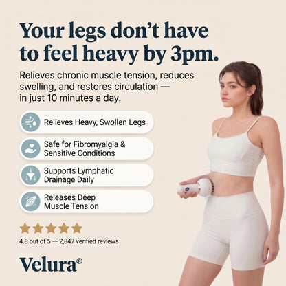Velura Flow — Relief for Heavy Legs, Swelling & Chronic Muscle Tension