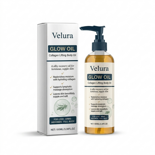 Velura Glow Oil — Collagen Body Oil for Lymphatic Massage & Skin Recovery